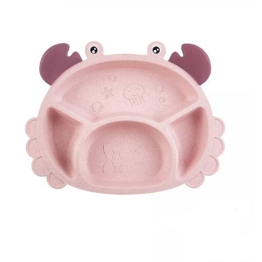 DD - CHILDRENS CRAB PLATE FOR FOOD / PIRING MAKAN ANAK