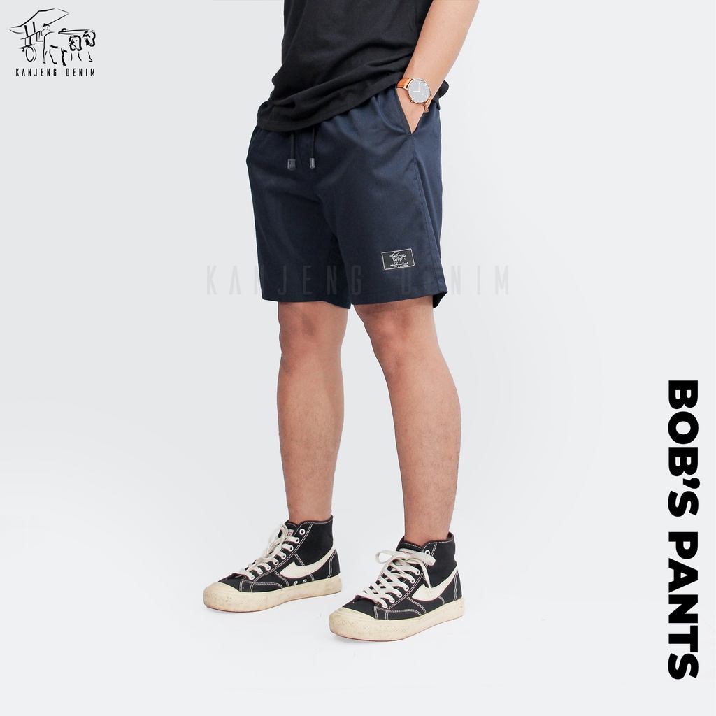 Kanjeng Denim Boardshort Celana Pendek BOB'S PANTS NAVY