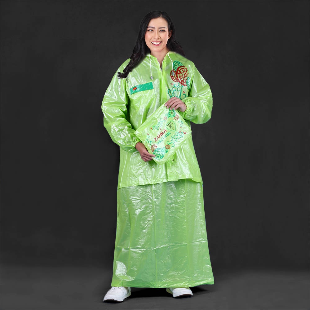 Jas Hujan Rok Anti Air Kuat Anti Tembus Bahan PVC Karet CL147