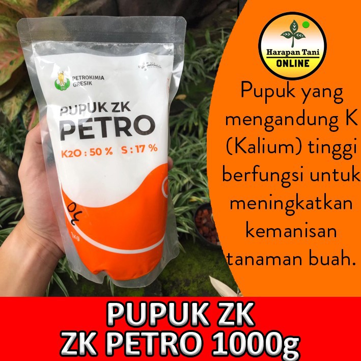 ZK Petro 1kg | Pupuk ZK | Meningkatkan Kemanisan Buah