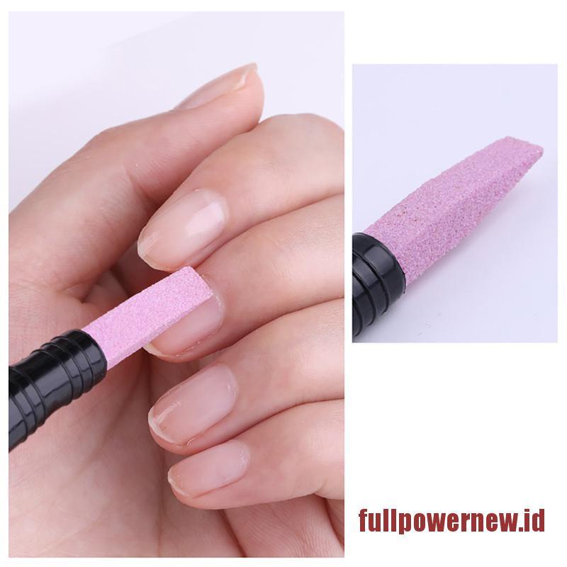 【COD】1PCS Quartz Stone Scrub Pen Cuticle Remover Pusher Trimmer Dead Skin Remover