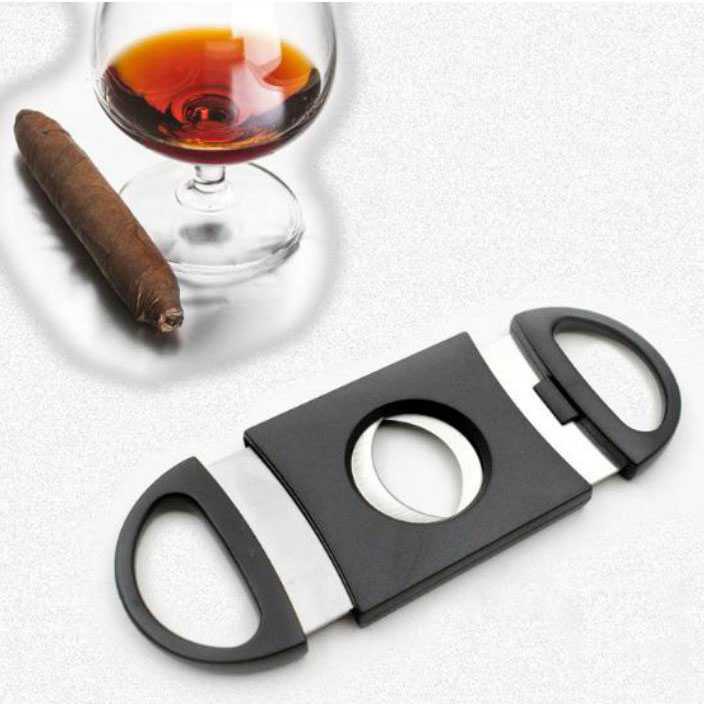 GIJ -Pemotong Rokok Cerutu Cigar Cutter Double Blade