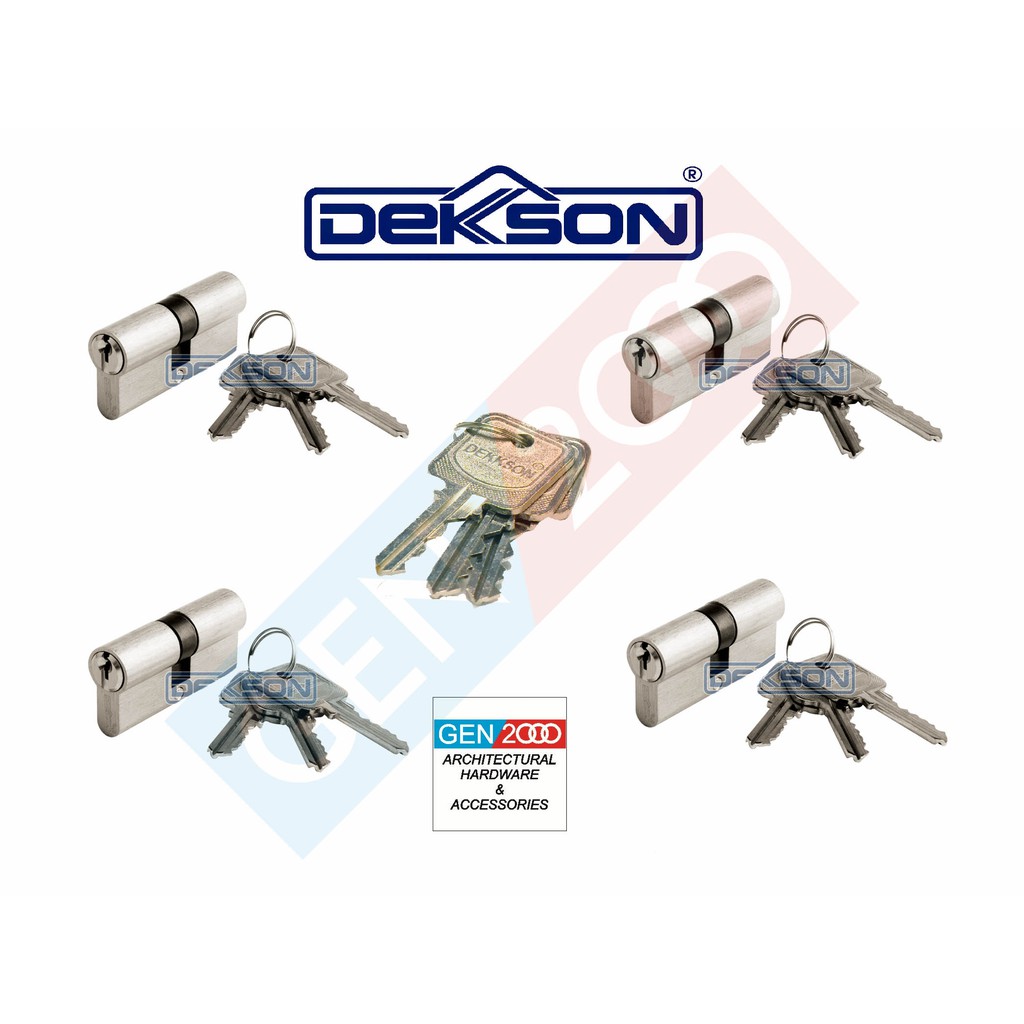 Kunci Pintu Master Key Silinder Dekkson DC DL 60 MM Master Key Cylinder Door Lock Dekson