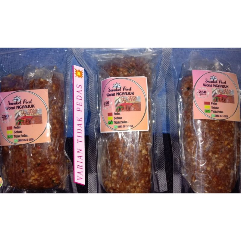 

sambel pecel rasa tidak pedas