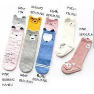 BANDUNG Kaos Kaki Bayi Panjang Karakter Kaos kaki bayi Lucu Kaos kaki korean Kaos Kaki anak bayi Panjang / Kaus kaki Anak Motif Animal Kaos Kaki Panjang untuk Bayi Anak | Kaos kaki hangat | Long Socks | Kaos kaki motif animal