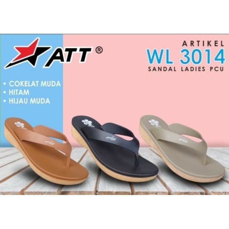 gos ATT WL 3014 SANDAL WANITA Sandal jepit Wanita