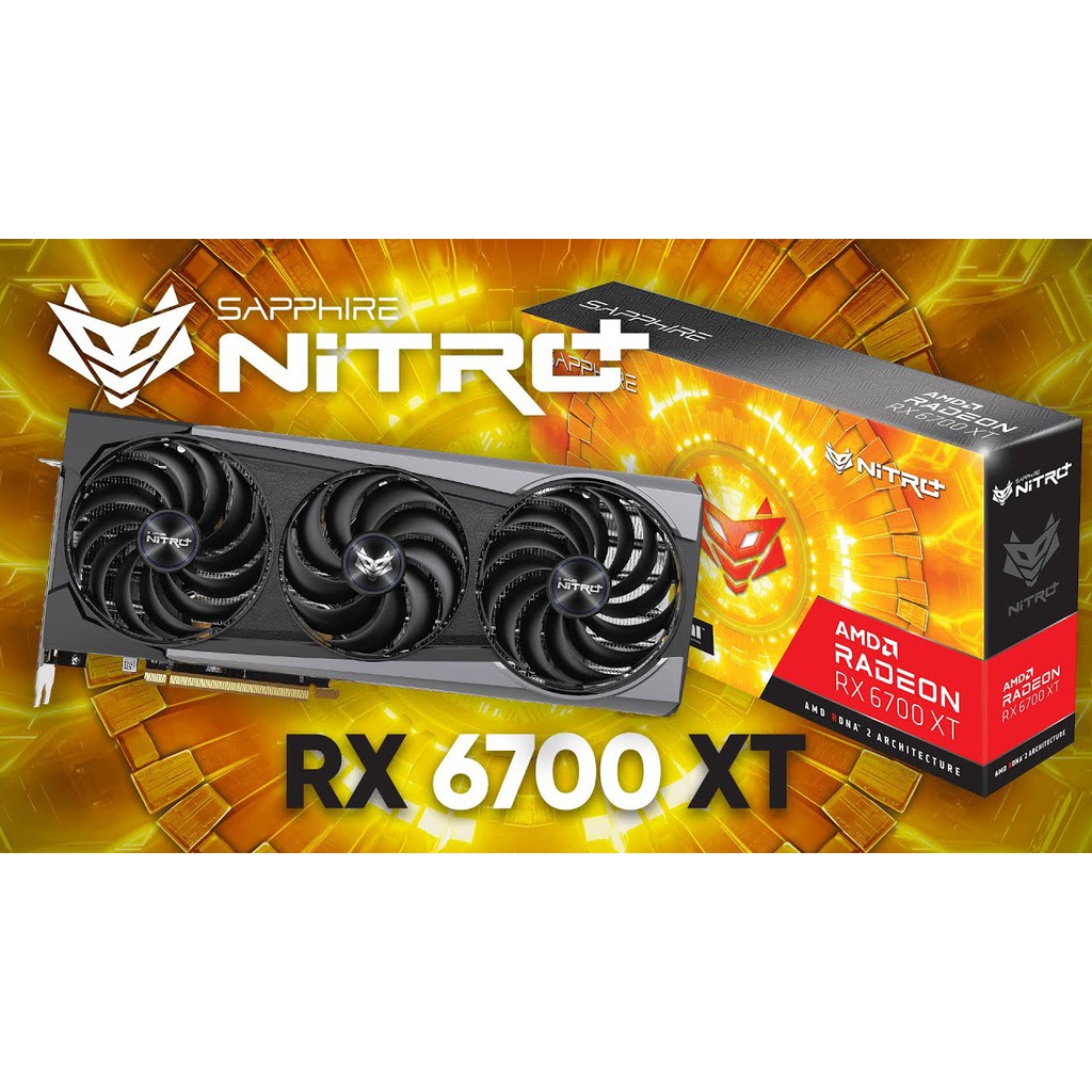 SAPPHIRE NITRO+ Radeon™ RX 6700 XT|RX6700 XT 12GB 192 bit DDR6