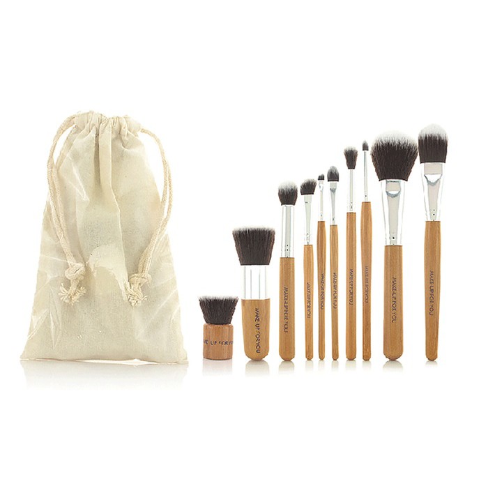 Kuas Make Up Cosmetic Make Up Brush 11 Set with Pouch