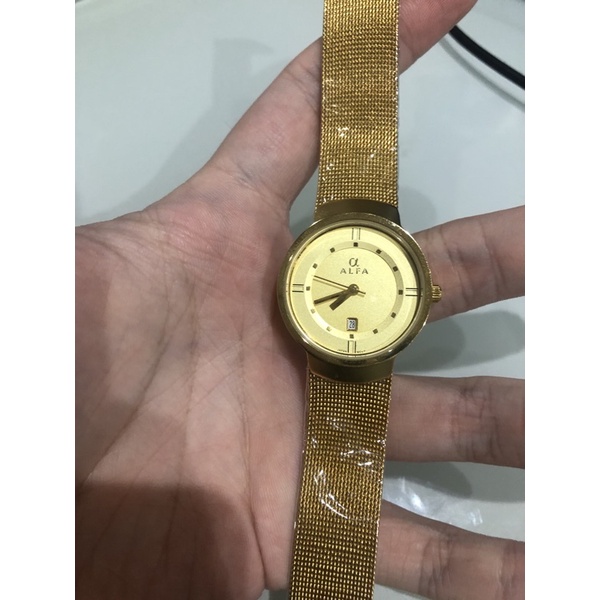 Jam tangan WANITA ALFA RANTAI PASIR 88073L ORIGINAL 1000%