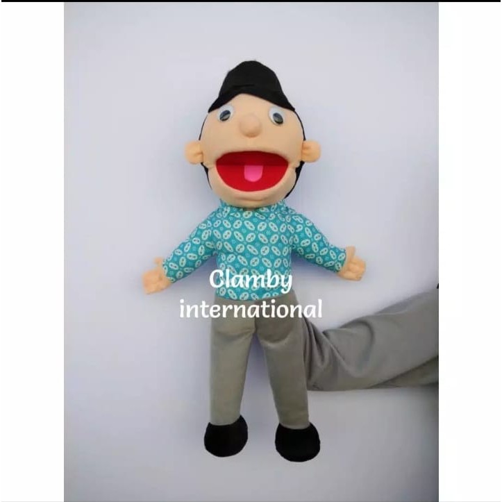 Boneka Muppet Dongeng Santri Batik Biru | Handd Puppet Santri Batik Biru | Boneka cablak
