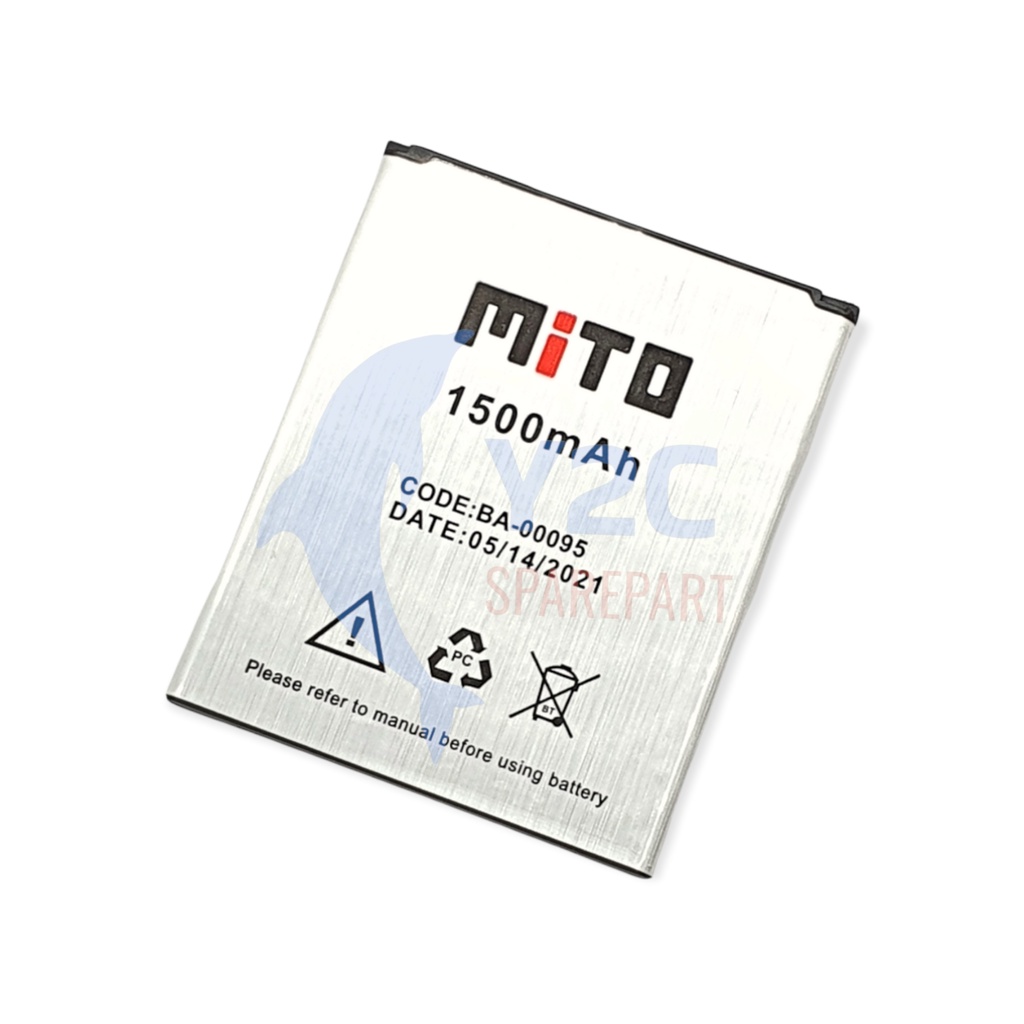 BATERAI ORIGINAL OEM MITO BA-00095 / 00095 / A82 / BATRE / BATERE /BATRAI / BATREI / BATU