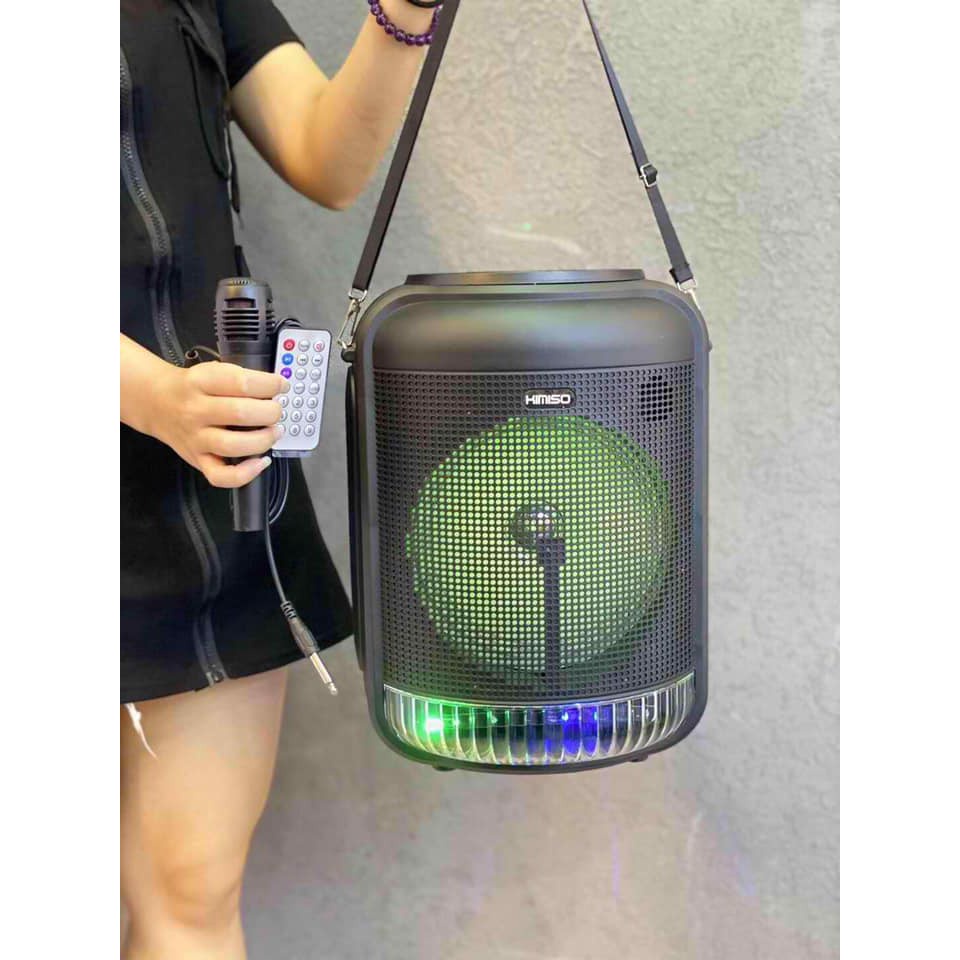 Speaker Bluetooth Karaoke EXTRA BASS - Speaker Aktif KIMISO 6,5&quot; plus MIC QS3602