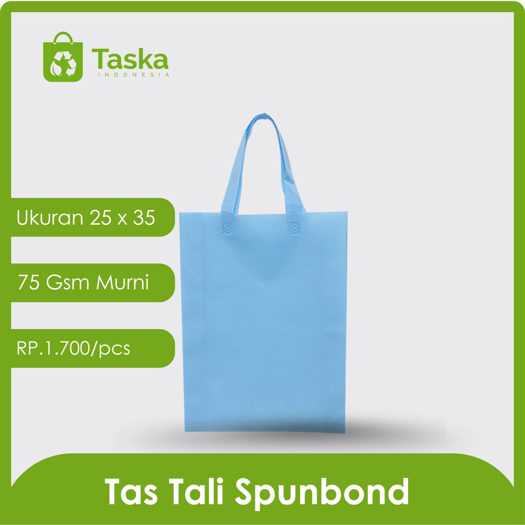 

Tas Press Spunbond Tali 25x35 ( warna biru muda ) Rp.1.700 /Pcs