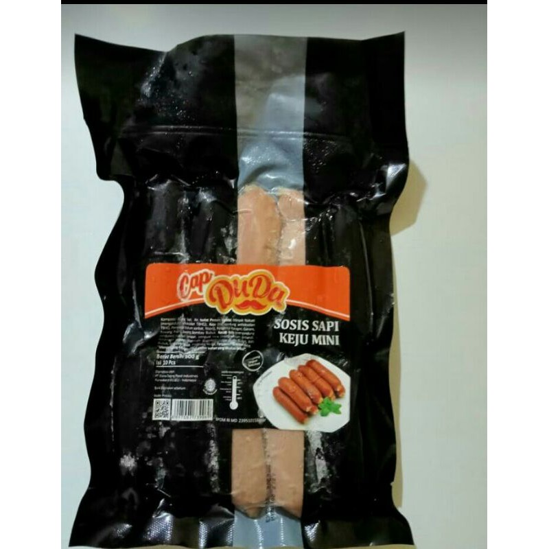 

sosis jumbo mini rasa lada hitam/keju/original dan sosis cocktail