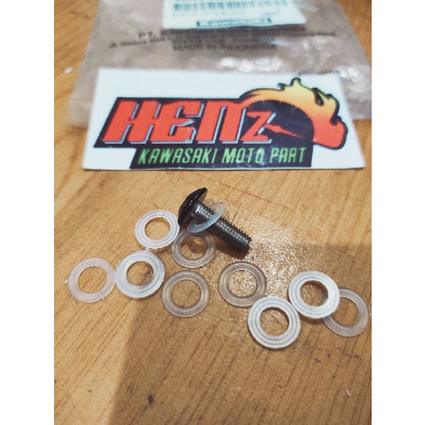 ring nylon nilon plastik baut fairing fering body kawasaki ninja rr old
