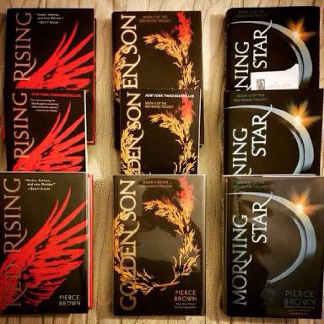 [INDONESIA] BUKU NOVEL TRILOGY RED RISING  - GOLDEN SON - MORNING STAR - PIERCE BROWN [ORIGINAL]