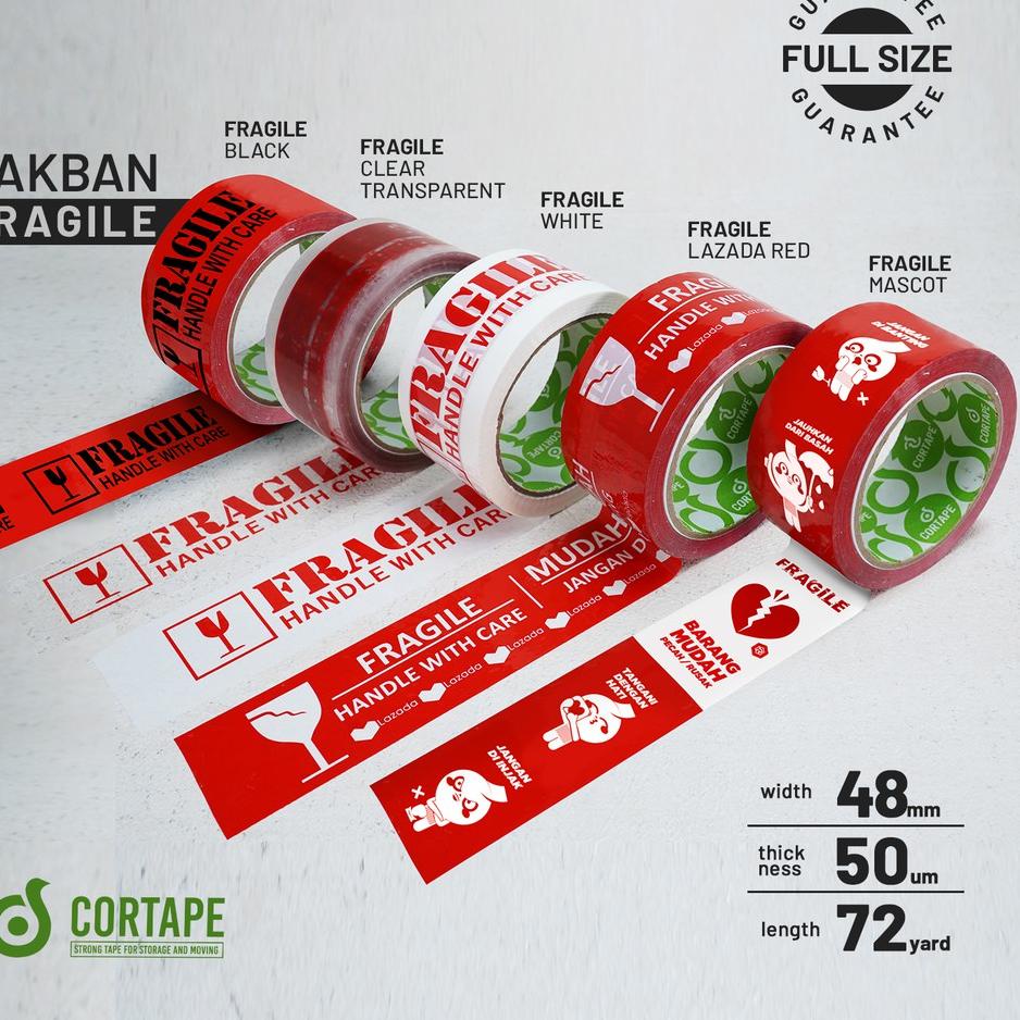 

Kekinian LAKBAN FRAGILE 48mm JANGAN DIBANTING HANDLE WITH CARE PLAKBAN ISOLASI TER/ SELOP !