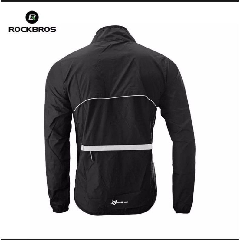 Rockbros Jaket Pria Lengan Panjang Anti Angin untuk Bersepeda YPW018G