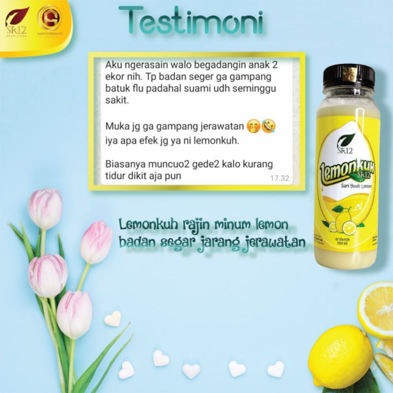 Lemonkuh SR12 - Minuman Diet Bpom Ampuh Cepat / Sari Lemon Asli / Vitamin C / Menjaga Kesehatan Tubuh