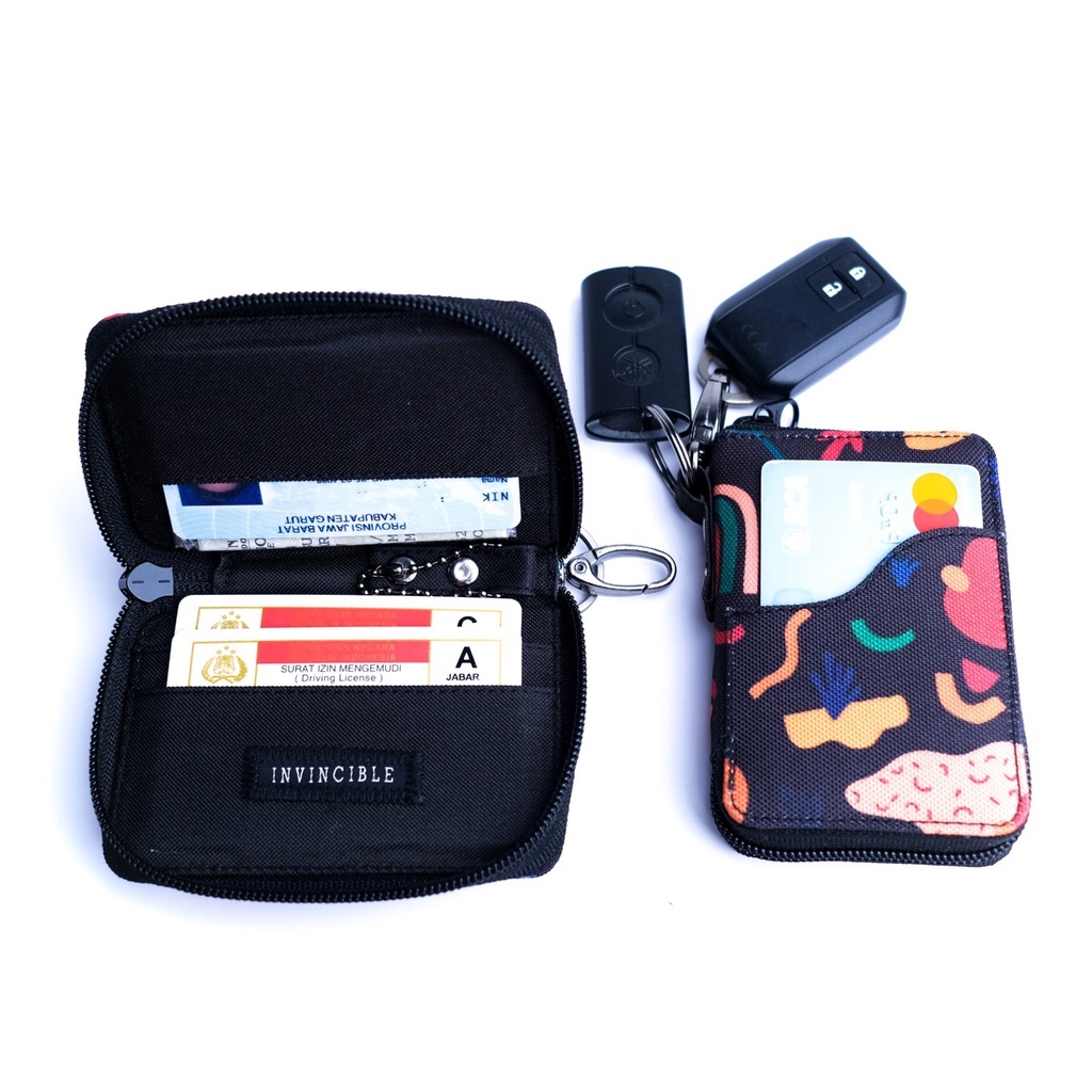 Dompet STNK Kunci Remote Sim Ktp Etoll Mobil Motor Gantungan Kunci Keyless Smartkey Mobil Motor