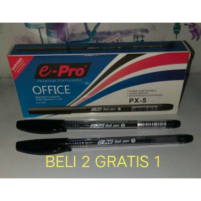 

PROMO 1 : BULPEN E PRO PX 5 (hitam)