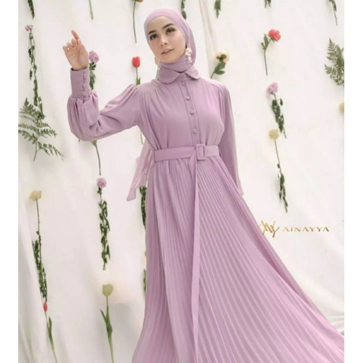 Hazel dress set jilbab pasminah by ainayya