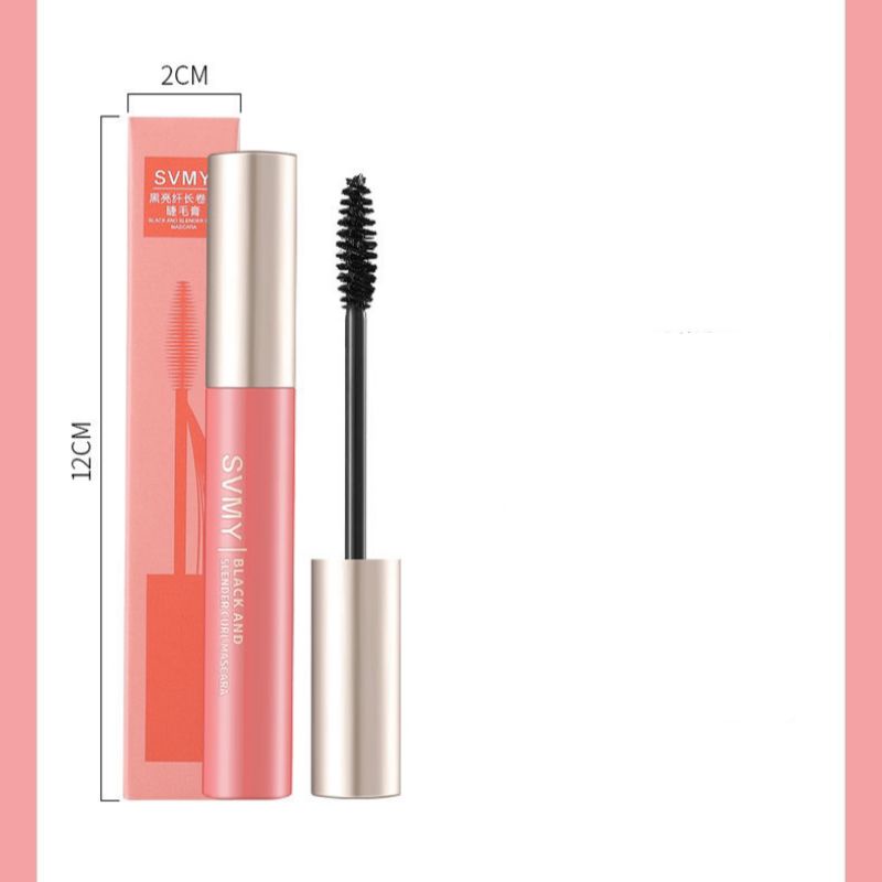 SVMY Lameila Original Black And Slender Curl Mascara Volume Waterproof Melentikkan Dan Menebalkan Bulu Mata