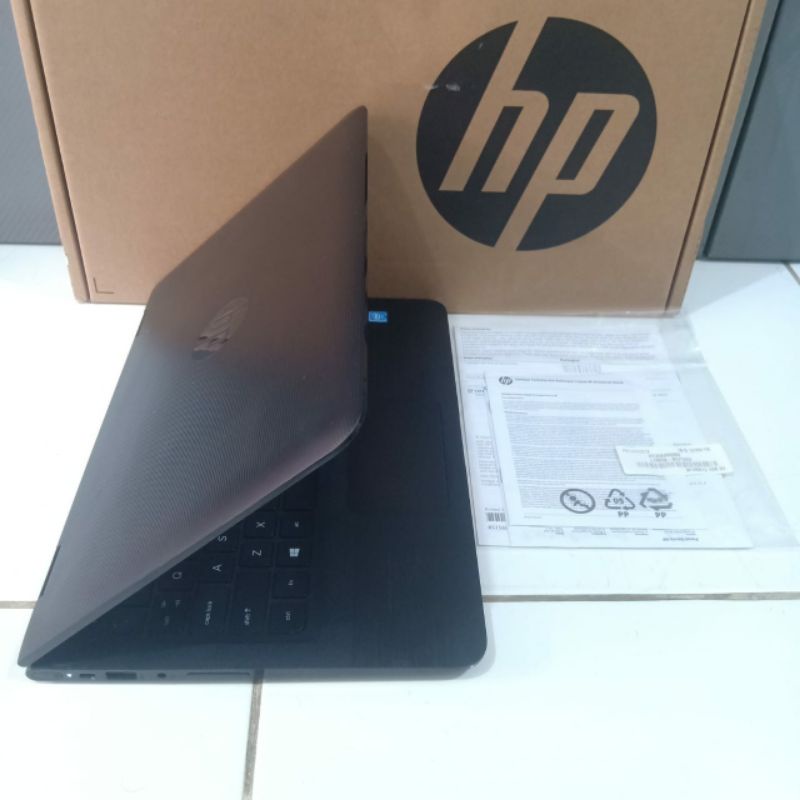 Laptop 2 in 1 Merk HP Pavilion 11-ab128TU Convertible X360 Celeron N4000 Ram 4GB HDD 500GB flip Tablet Tochscreen Fullset dus-2