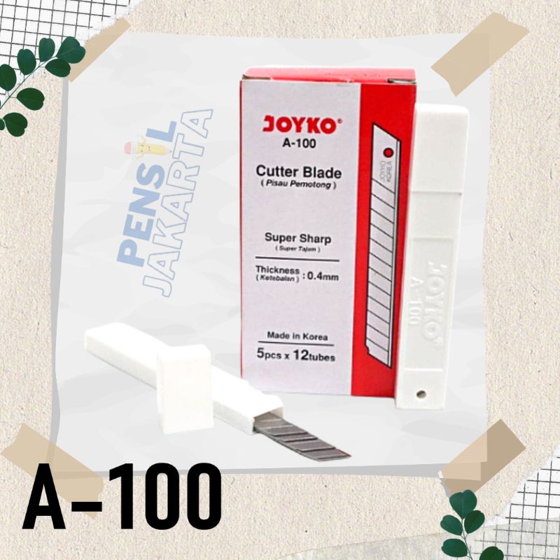 

JOYKO Isi Cutter Kecil Refill A100 5 pcs per Tube