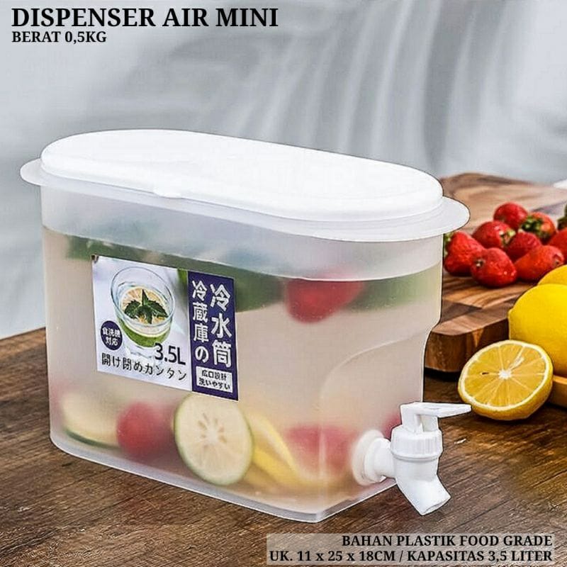 Dispenser Juice Portable Toples Air Kran /Dispenser Air Mini  3.5Liter