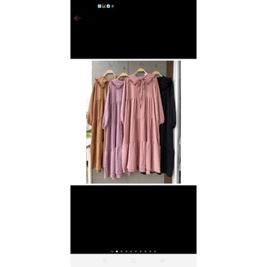 Mini dress bahan crinkle uragiri jatoh .