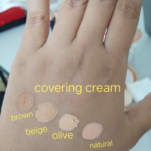 ✿ELYSABETHME✿ (🆅🅸🆅🅰) Viva covering cream coklat pot concealer meutup noda dan bekas jerawat concealing foundation