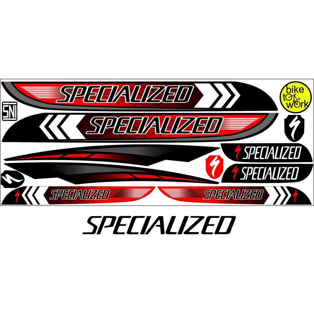 STICKER SEPEDA SPECIALIZED BIKE
