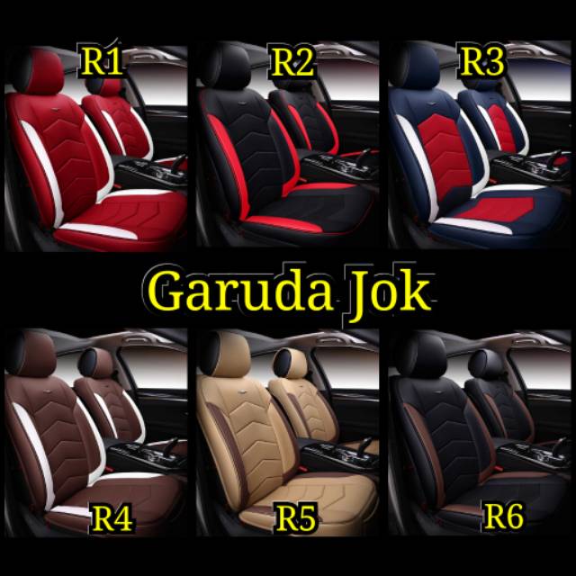 Sarung jok mobil kualitas bahan AP FORCE original jenis Cherokee serat kulit halus (No.1 dikelas medium)-4