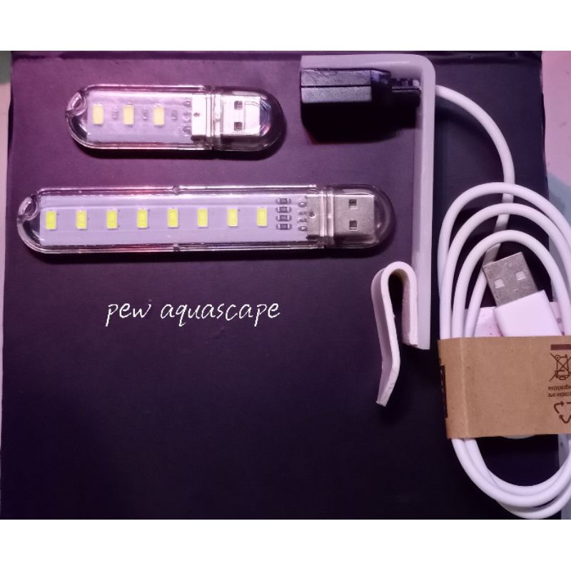 New lampu led soliter cupang lampu led usb aquascape dan aquarium