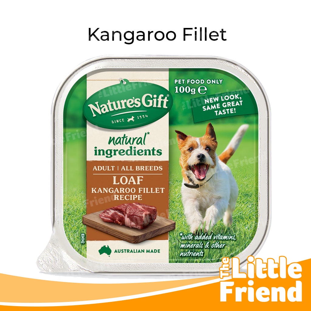 Makanan Basah Favorit Anjing Wet Dog Food Nature's Gift Gourmet 100gr Tray