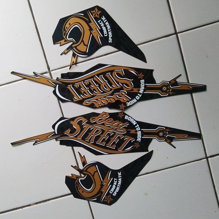 stiker striping motor honda beat street 2019