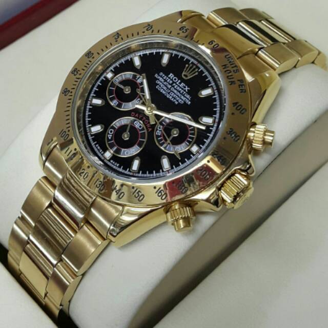 Jam Tangan Pria Rolex Daytona chrono automatic Stainless