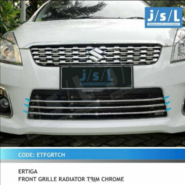 Grill radiator Ertiga/ front grill radiator trim chrome jsl