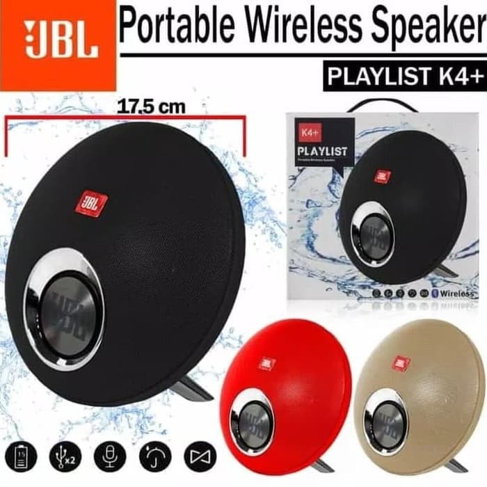 Speaker Bluetooth JBL K4+ PLAYLIST Portable Wireless