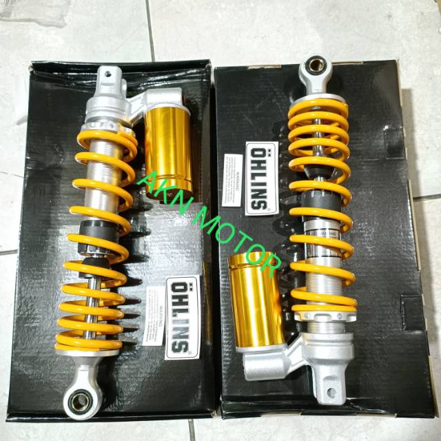 SHOCK BREAKER TABUNG BAWAH MODEL OHLINS YAMAHA ALL N MAX NEW UKURAN 320MM BONUS STIKER OHLINS