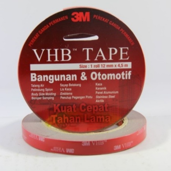 

Hot Sale Double Tape 3M Vhb 12Mm X 4,5M Doubletape 3 M Vhb Berkualitas