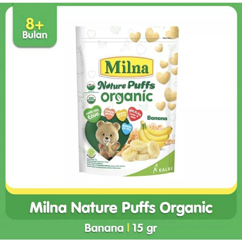 MILNA CRACKERS DAN NATURE PUFFS Cemilan Bayi 8 bulan ke atas