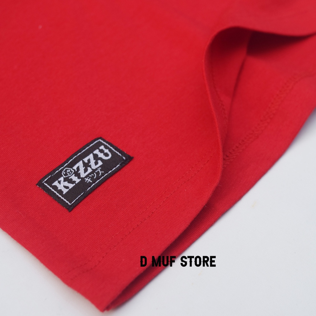 Kizzu Kaos Anak Printing Galaxy Premium Cotton 30s Usia 1-12 Tahun Galaxy Merah- dmufstore