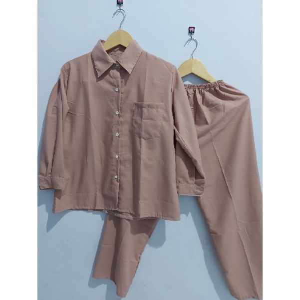 ONE SET/SETELAN PAJAMAS WANITA DEWASA LD 110 CM TYE DYE RAYON VISCOSE PREMIUM-6