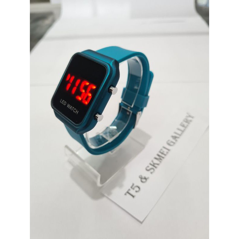 Jam Led watch NEW model kaca polos original free gift box