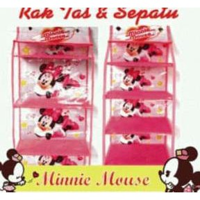 promo Rak Tas Gantung Minnie Mouse (Hanging Bag Organizer Minnie Mouse)