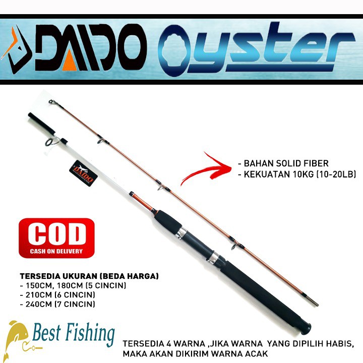 Jual Joran Pancing Daido Oyster Fiber Solid Cm Cm Cm Cm Cm Joran Murah Indonesia