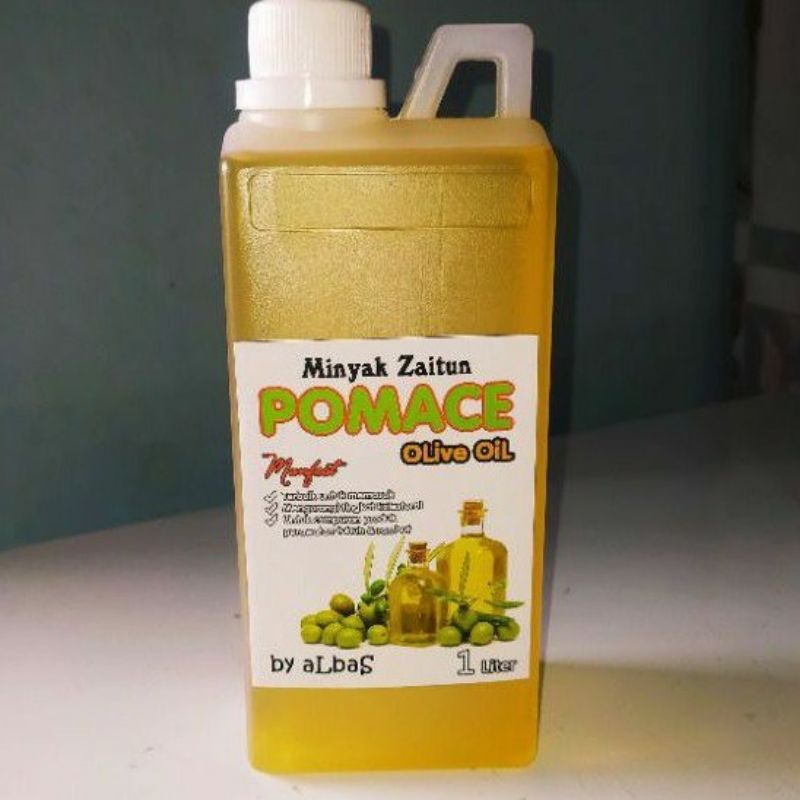 

Pomace Olive Oil Minyak Zaitun 1 Liter Buat Memasak dan Kosmetik Perawatan tubuh Anti Kolesterol