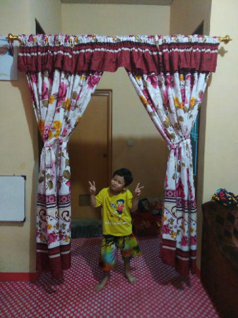 Fullset Batang Gorden Motif Uril Ukuran 50cm